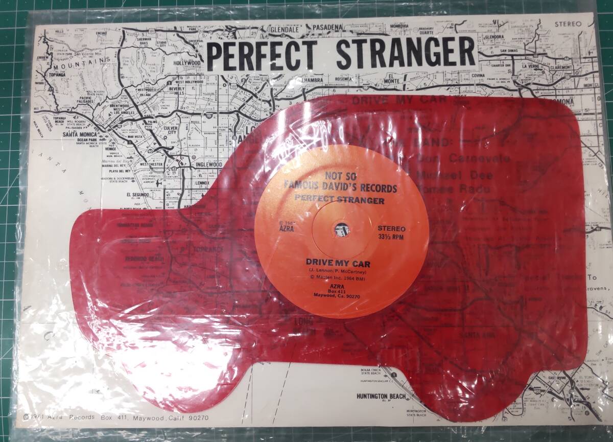 NOT SO FAMOUS DAVID'S RECORDS PERFECT STRANGER DRIVE MY CAR AZRA 1981 レコード●H3705拍卖