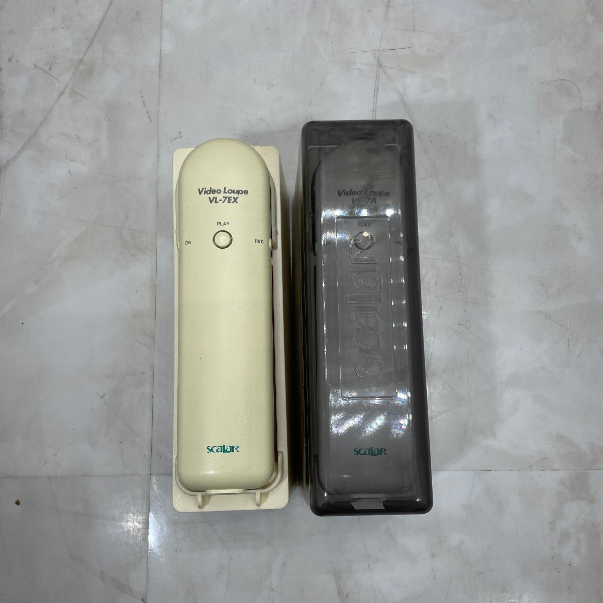 ♭M♭ スカラ ビデオルーペ VL-7EX VL-7A 中古品 現状品 コード無し 動作未確認 2点セット 顕微鏡 美容 ♭J-240524拍卖
