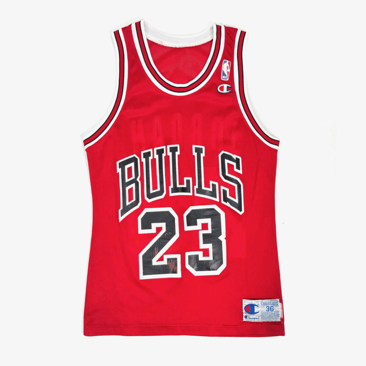 USA製 1990s CHAMPION CHICAGO BULLS JORDAN Tank top 36 ヴィンテージチャンピオン シカゴブルズ ジョーダン タンクトップ ユニフォーム拍卖