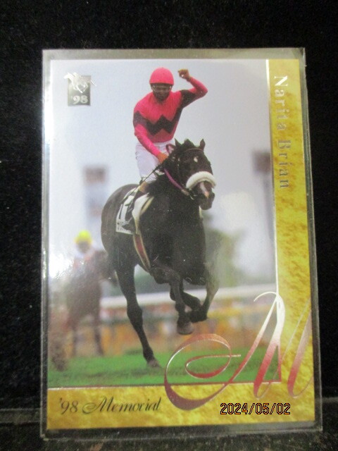 ◎競馬カード ナリタブライアン 1998 バンダイ サラブレッドカード 上半期 M23 即決!!拍卖