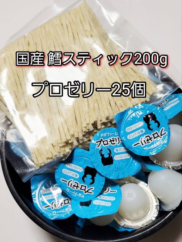 鱈スティック200g 国産 プロゼリー16g 25個 KBファーム 昆虫ゼリー カブトムシ クワガタ ハムスター等 小動物 フィッシュスティック拍卖