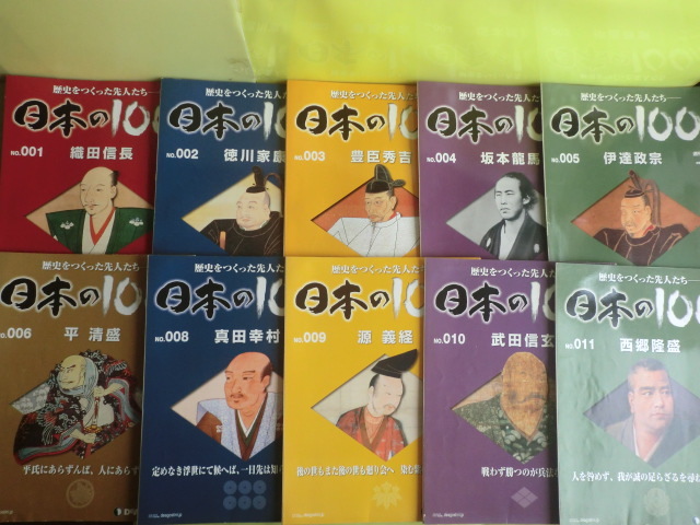 【日本の100人・歴史をつくった先人たち:No. 1~100号の内】 98冊 7・81号2冊欠け 2012年発行拍卖