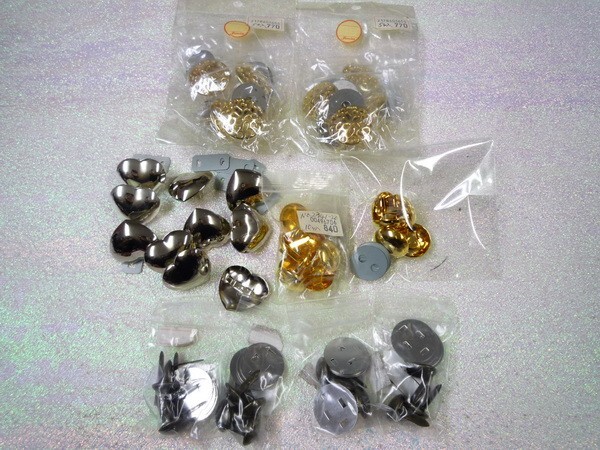 ★差し込み・飾り金具・色々・51個セット★m-011-96拍卖