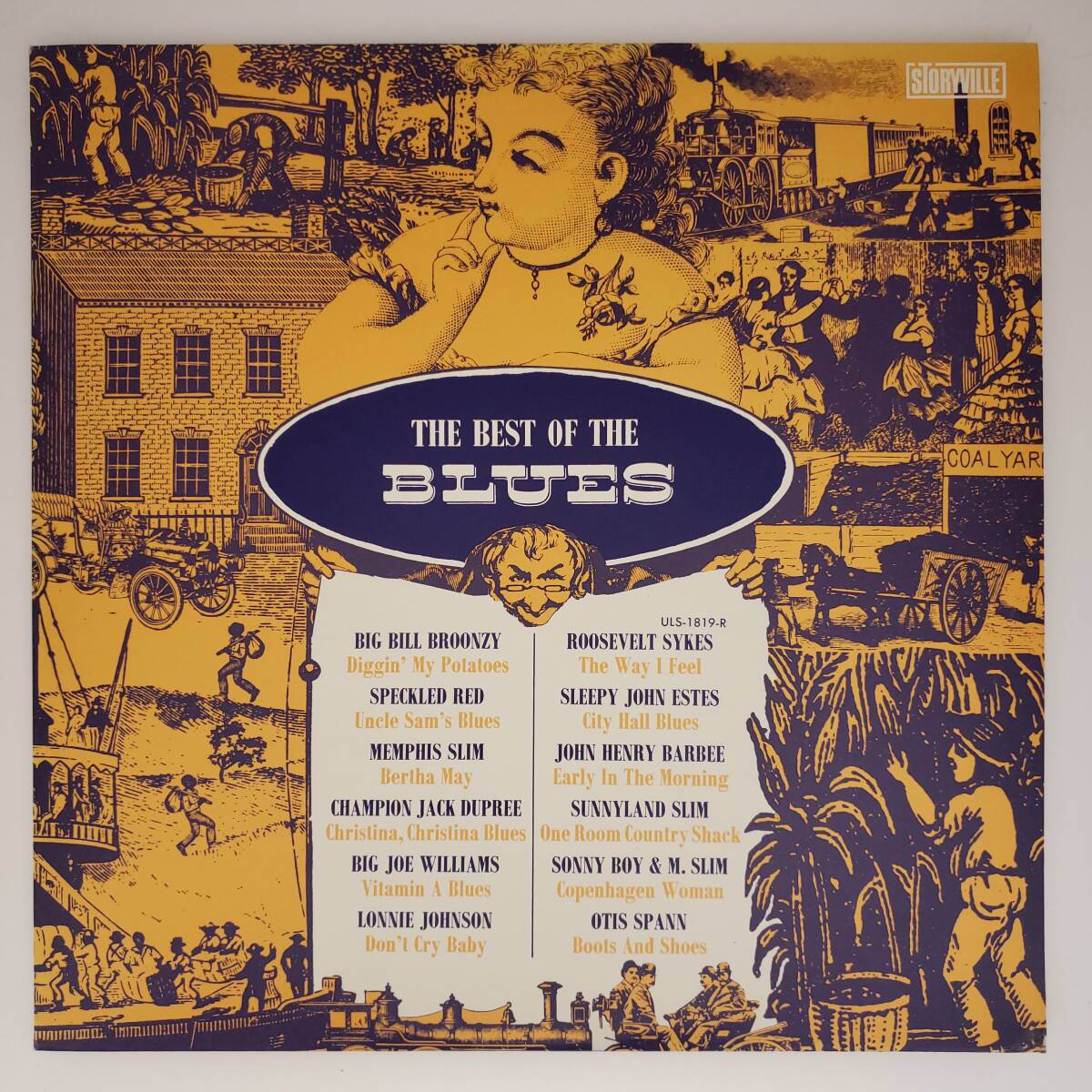 良盤屋◆LP◆ブルースの神髄☆V.A./The Best Of The Blues◆Blues◆P-4822拍卖