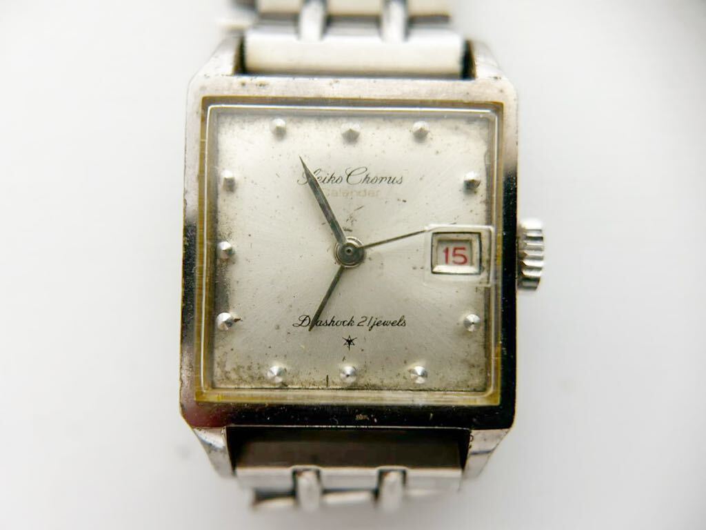 稼働品 セイコー コーラス chorus アンティーク 1140-0060 手巻き レディース 腕時計 SEIKO拍卖