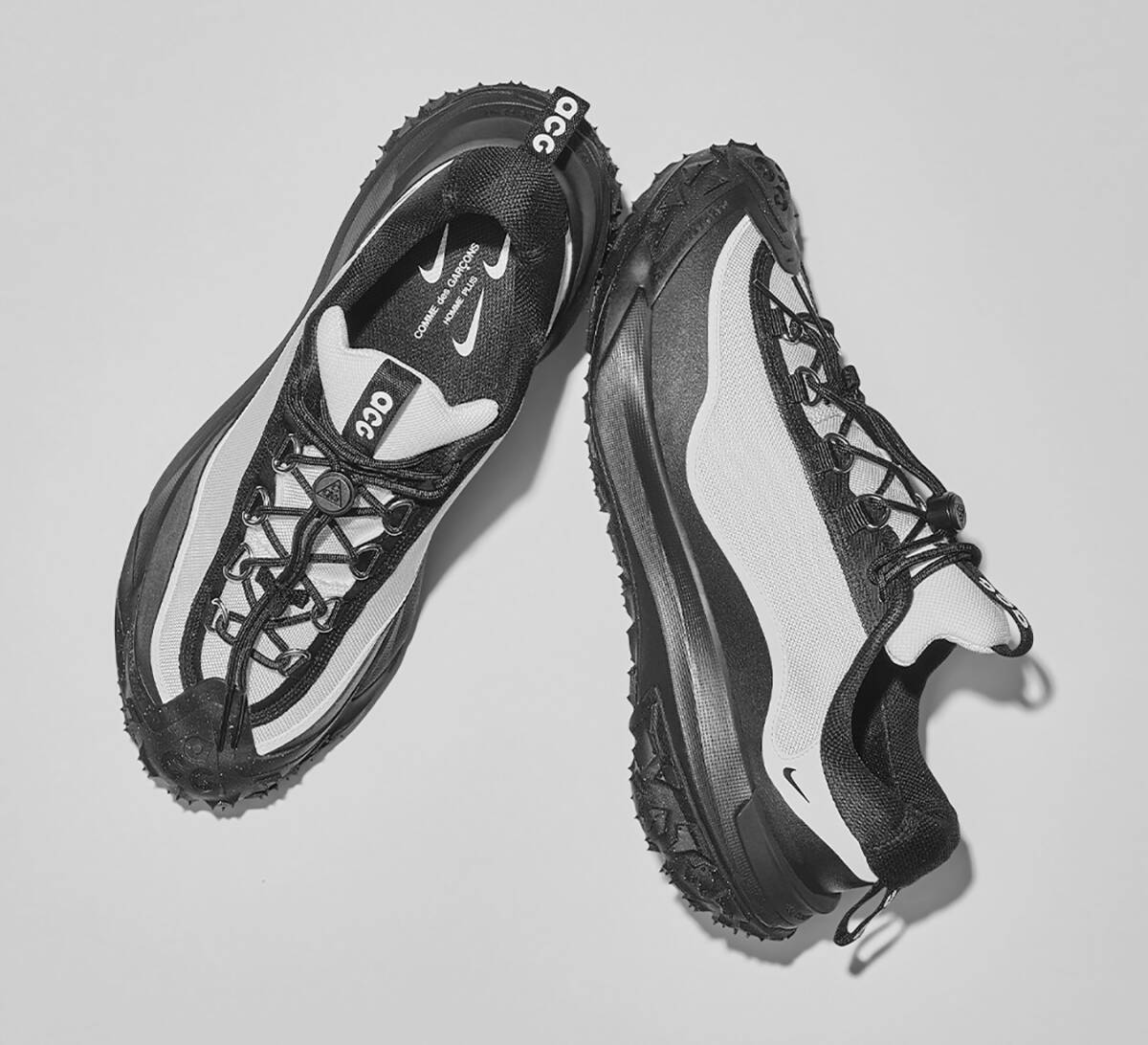 ■新品 COMME des GARCONS Homme Plus x Nike ACG Mountain Fly 2 Low SP WHITE/BLACK - US10 コムデギャルソン 藤原ヒロシ FRAGMENT拍卖