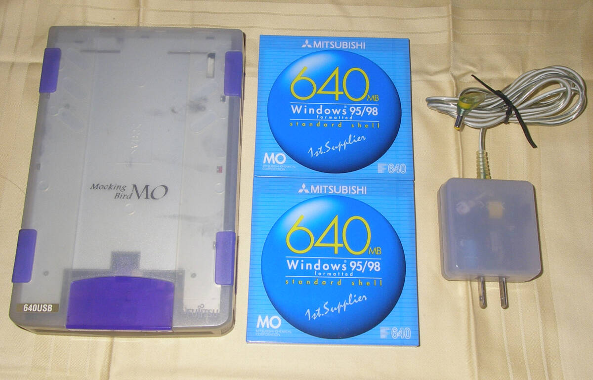 ★FUJITSU FMO-640USB MO 640MB★OK!!★MADE in JAPAN★拍卖