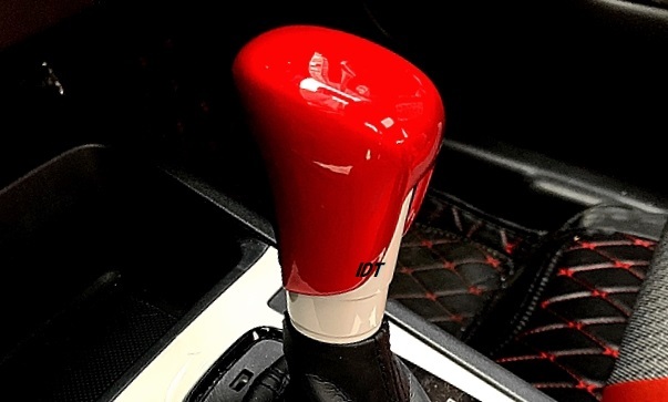 フィット GR系 シフトノブカバー カーボン レッド インテリアパネル シフトカバー ガーニッシュ ハンドル トリム 2色選択 カスタム FIT4拍卖