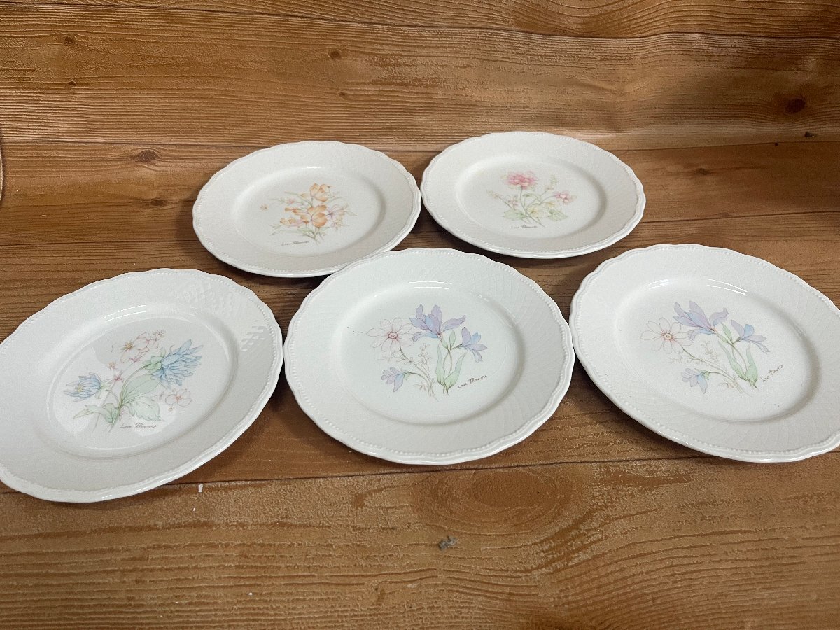 ★未使用品 昭和レトロ ヴィンテージ NITTO 小皿 デザート皿 ソーサー 5客セット 日本製★ 拍卖