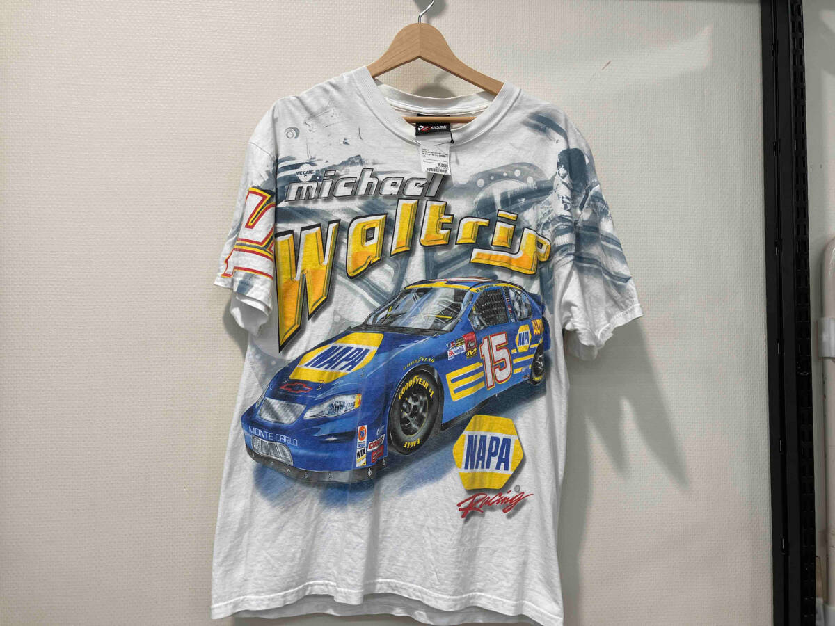 CHASE AUTHENTICS チェイスオーセンティック 半袖Tシャツ NASCAR Michael Waltrip AOP両面プリント メキシコ製 サイズM拍卖