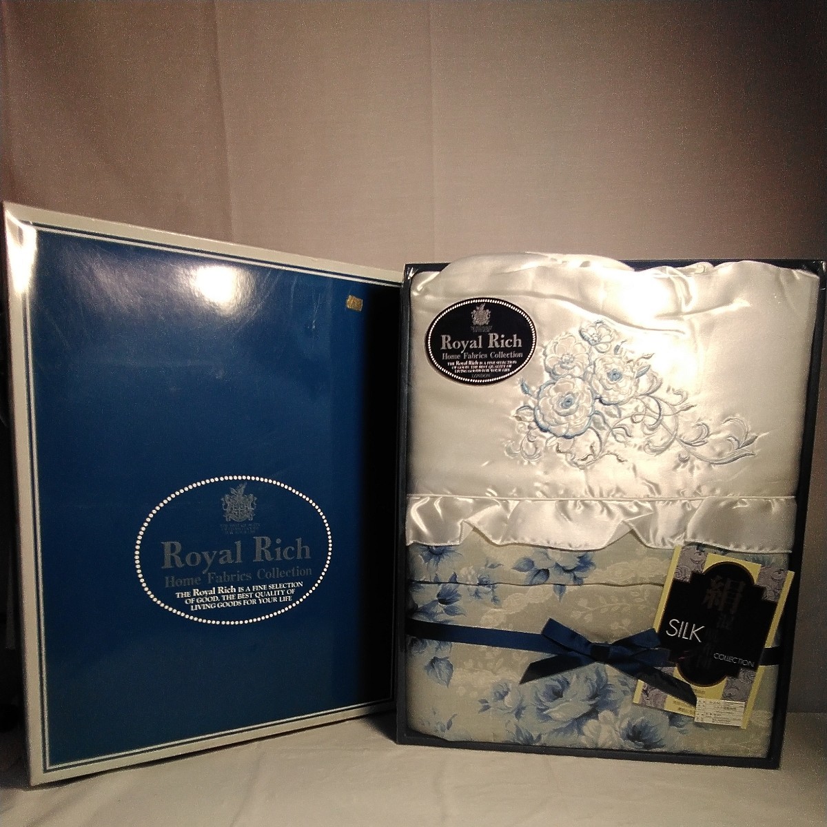 ROYAL RICH ロイヤルリッチ シルク混肌布団 未使用 R-9750拍卖