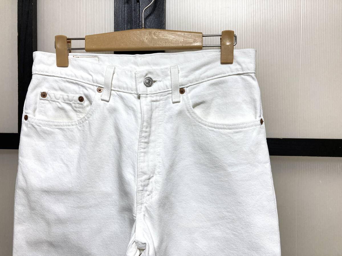 90s リーバイス 510 ホワイト ジーンズ USA製 / 90年代 Levis 白 Vintage ビンテージ アメリカ製拍卖