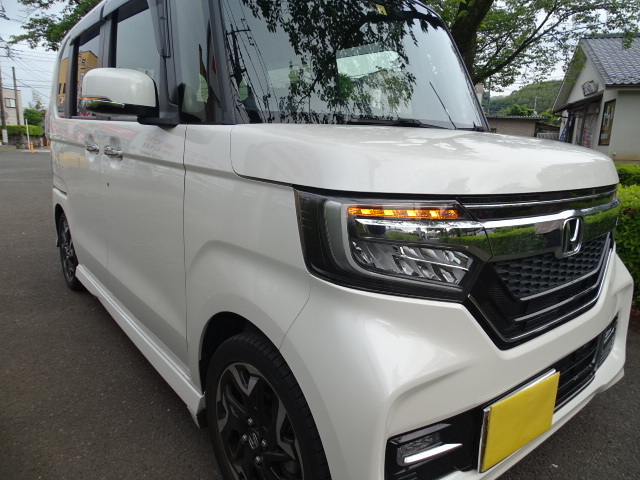 ※N-BOX JF3/JF4 用 ホンダ エヌボックス Nボックス NBOX カスタム 標準共通 鏡面 メッキ ドアミラー ガーニッシュモール 左右セット拍卖