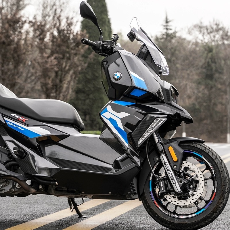 即納可 カスタムバイク グラフィック デカール ステッカー シール 車体左右 BMW C400X グラフィック KIT MOTORSPORT G.selection ブルー 青拍卖