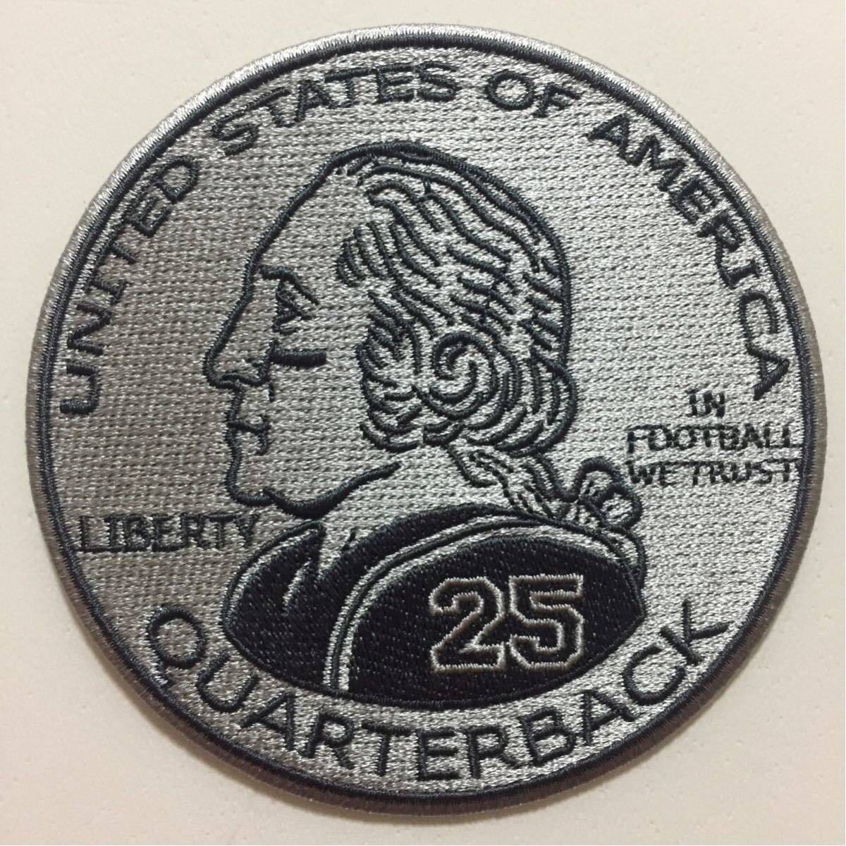 クウォーターバック × クウォーター コイン ワッペン拍卖