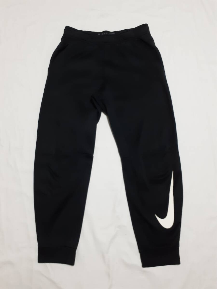 NIKE ナイキ ブラッシュド サマー スウッシュ ジャージ ロングパンツ size M ブラック 黒 美品 932258拍卖