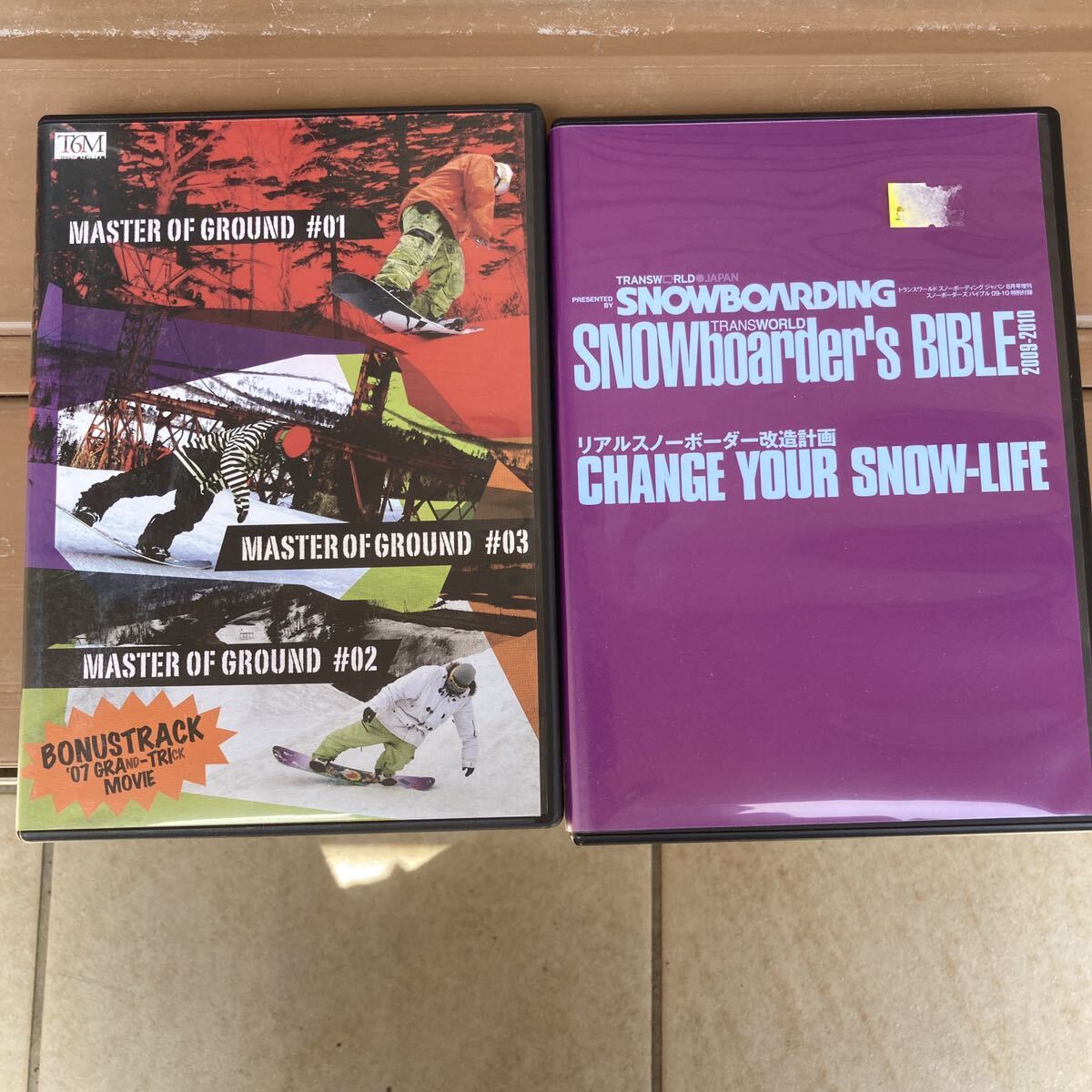 DVD 2 セット MASTER of GROUND T6M トランスワールド snowboard グラトリ 工藤洸平 FLUX yonex LIB burton SALOMON バイブル拍卖