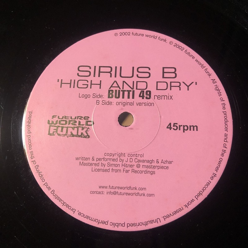 Sirius B - High And Dry (B4)拍卖