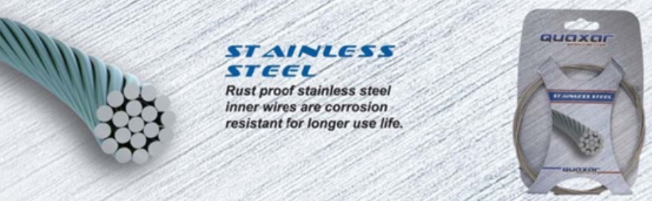 大処分 シフト quaxar 高品質ワイヤー ステンレスワイヤー ロード/MTB/シマノ/スラム兼用 2000mm GST200S 64946 ゆうメール可拍卖