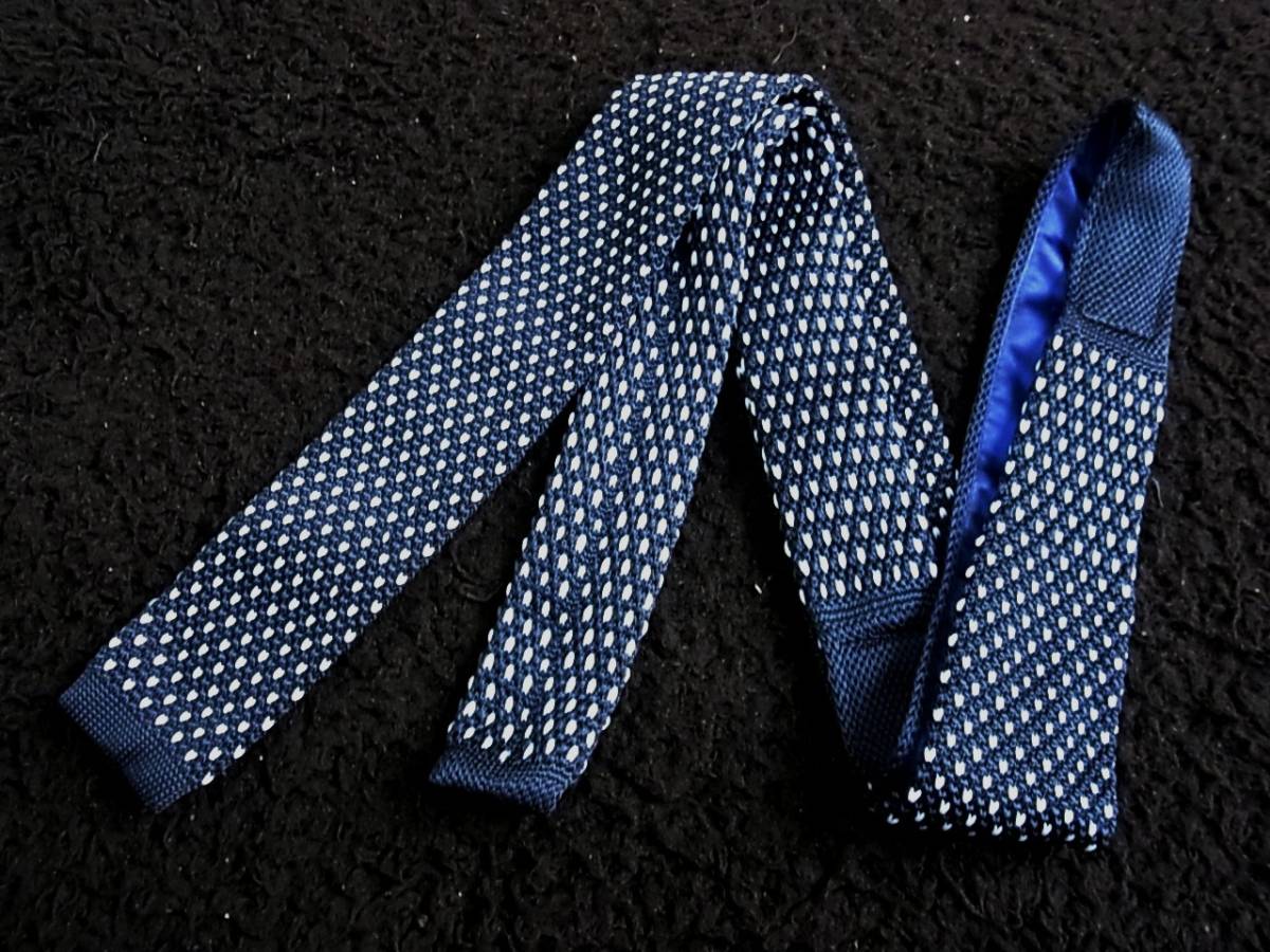 0^o^0ocl♪NIT0350美品 ユニクロ【本格ニットタイ】ネクタイ拍卖