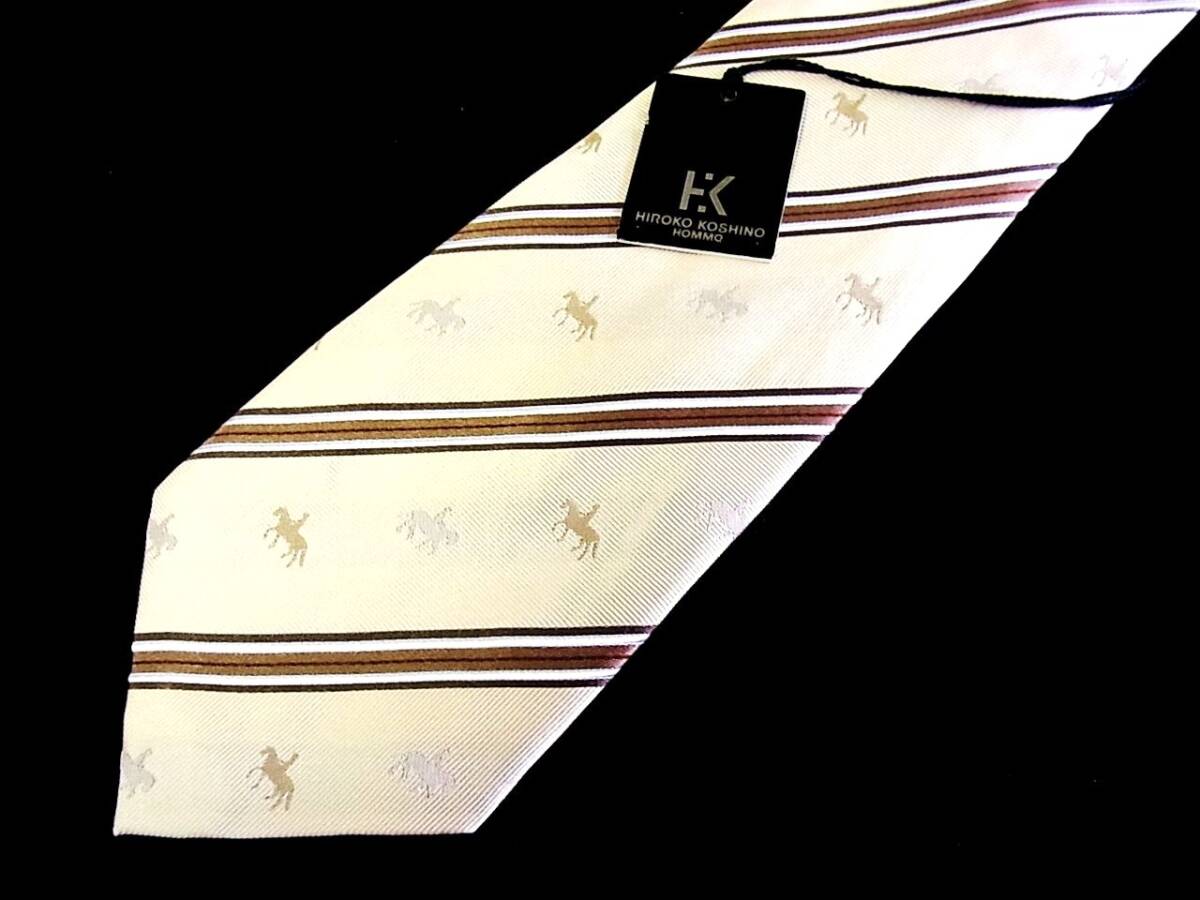 未使用★№1640★ブランド名「【日本ダービー80th馬】×【小篠 弘子】ヒロコ コシノ」【美品限定出品★ネクタイ】拍卖