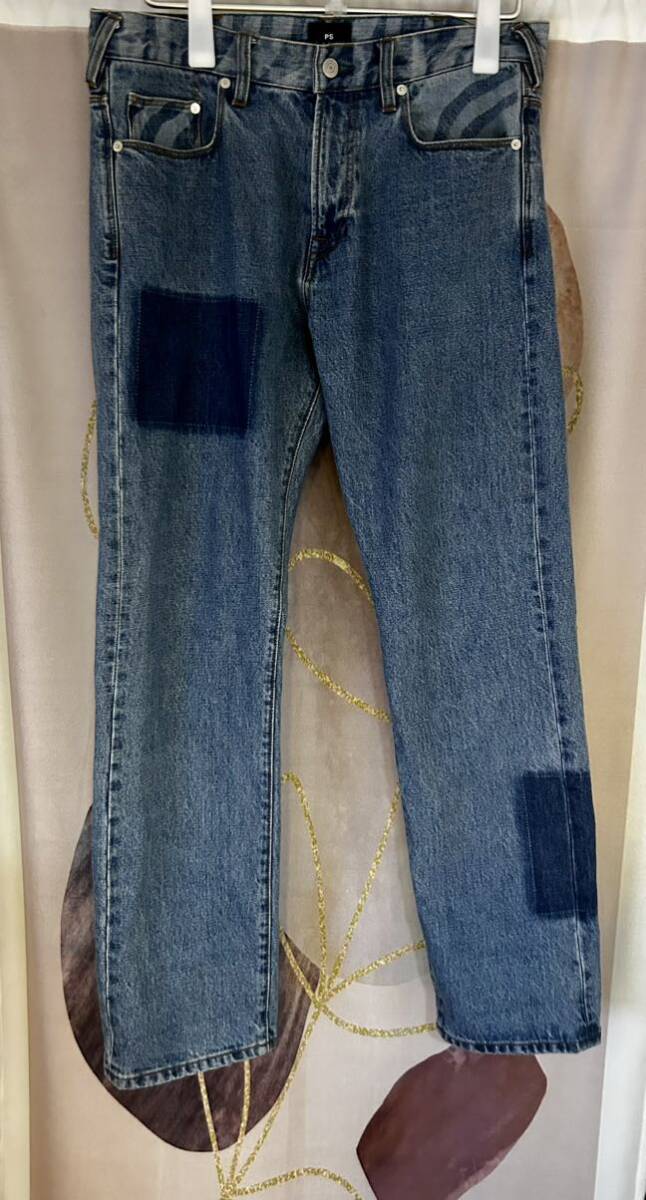 ポールスミス パッチワーク デニム テクニック ジーンズ ライトインディゴ拍卖