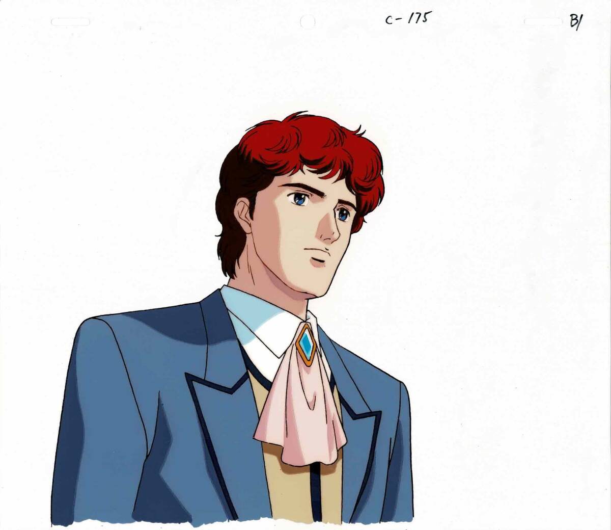 銀河英雄伝説 ジークフリード・キルヒアイス セル画 動画 原画 田中芳樹 河中志摩夫 徳間書店【A108】拍卖