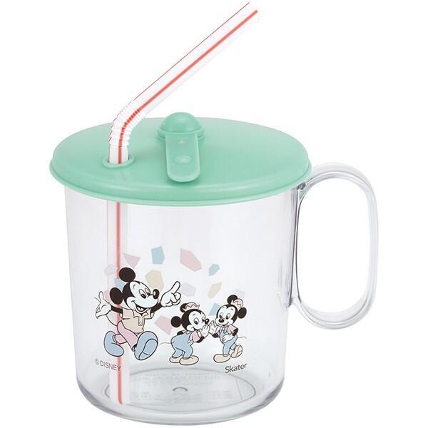ミッキー&フレンズ 抗菌ストローコップ 250ml レトロ 子供 子ども キッズ キャラクター スケーター拍卖
