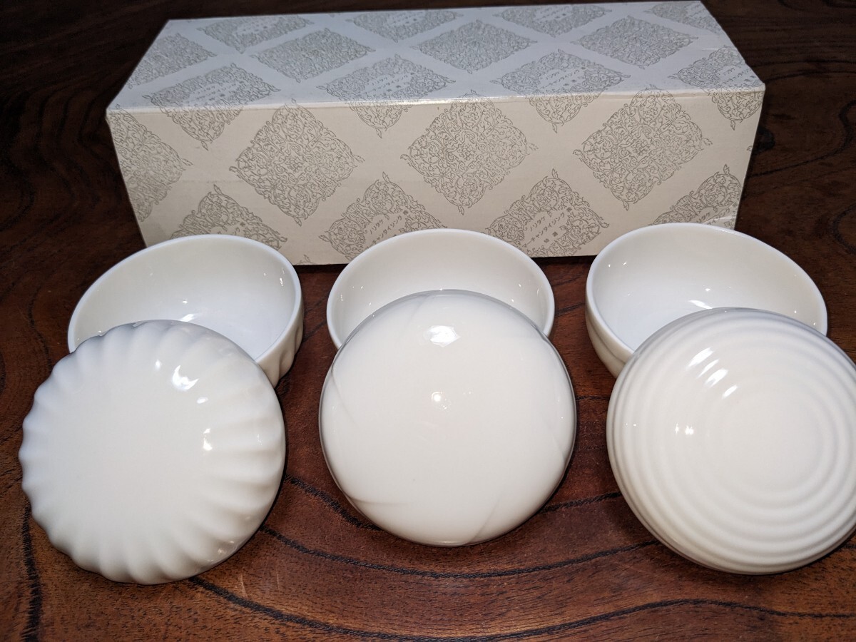 ノリタケ製★蓋付小鉢x3種拍卖