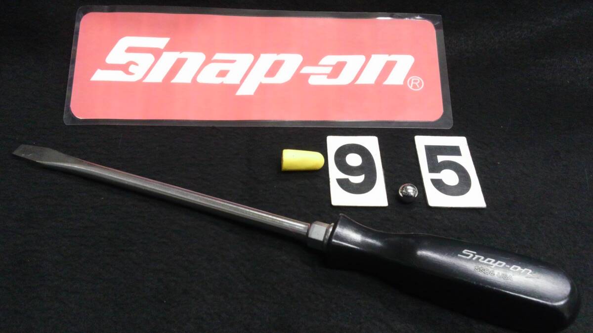 ・<15056> Snap-on スナップオン マイナスドライバー SDD8 旧グリップ USA拍卖