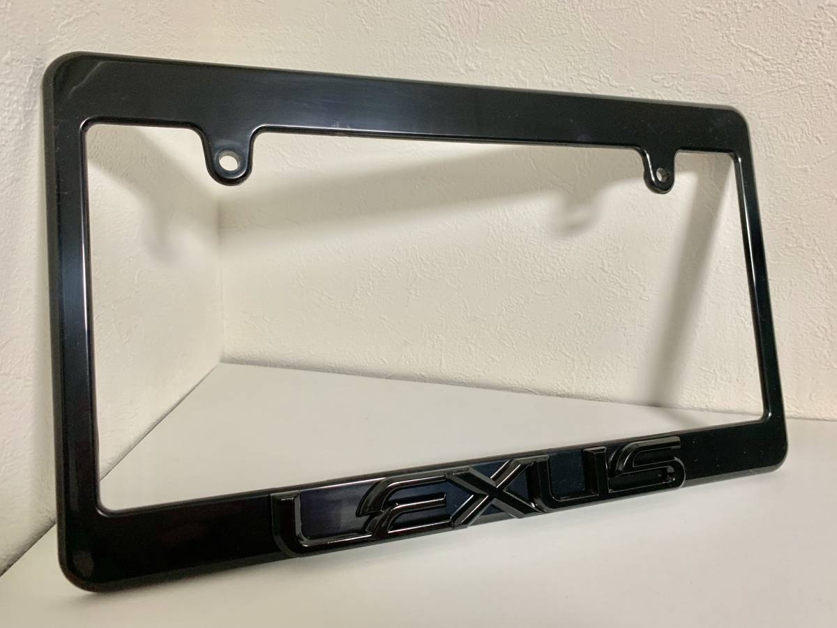 【即決】レクサスLEXUSナンバーフレーム(ブラック)LS GS IS RX SC HS拍卖