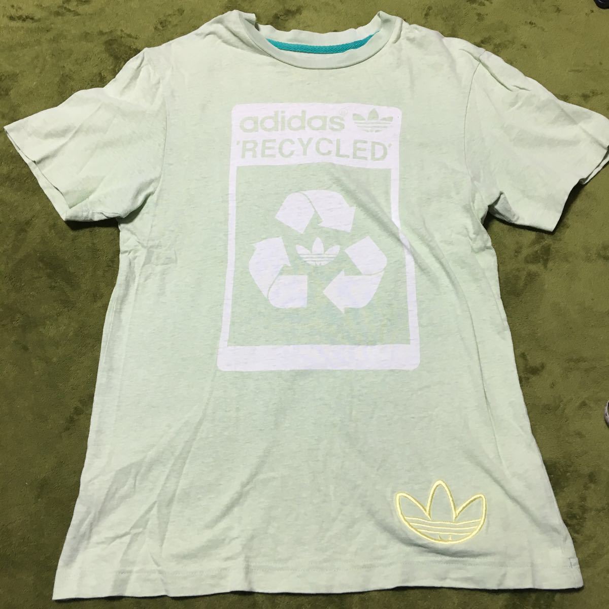アディダス adidas トレフォイル Tシャツ サイズxs リサイクル RECYCLED メンズ 男性拍卖