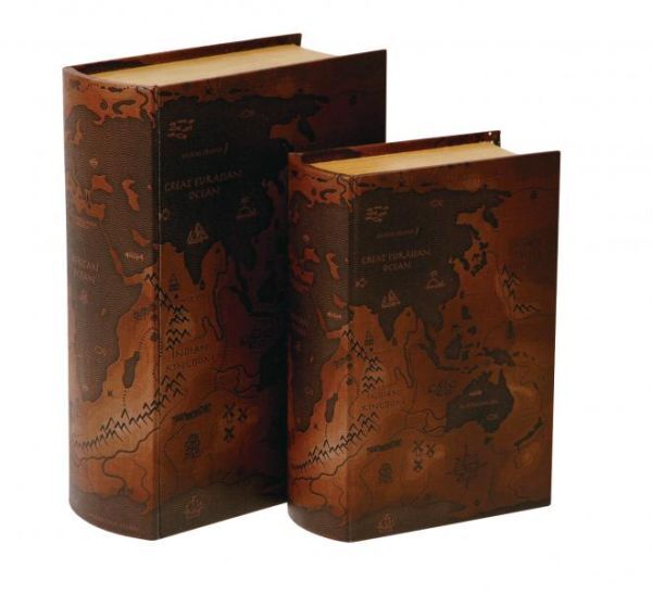 BOOK BOX ブックボックス 2個セット 小物入れ ビンテージ調 オブジェ 飾り 収納 箱 インテリア 雑貨 ディスプレイ拍卖