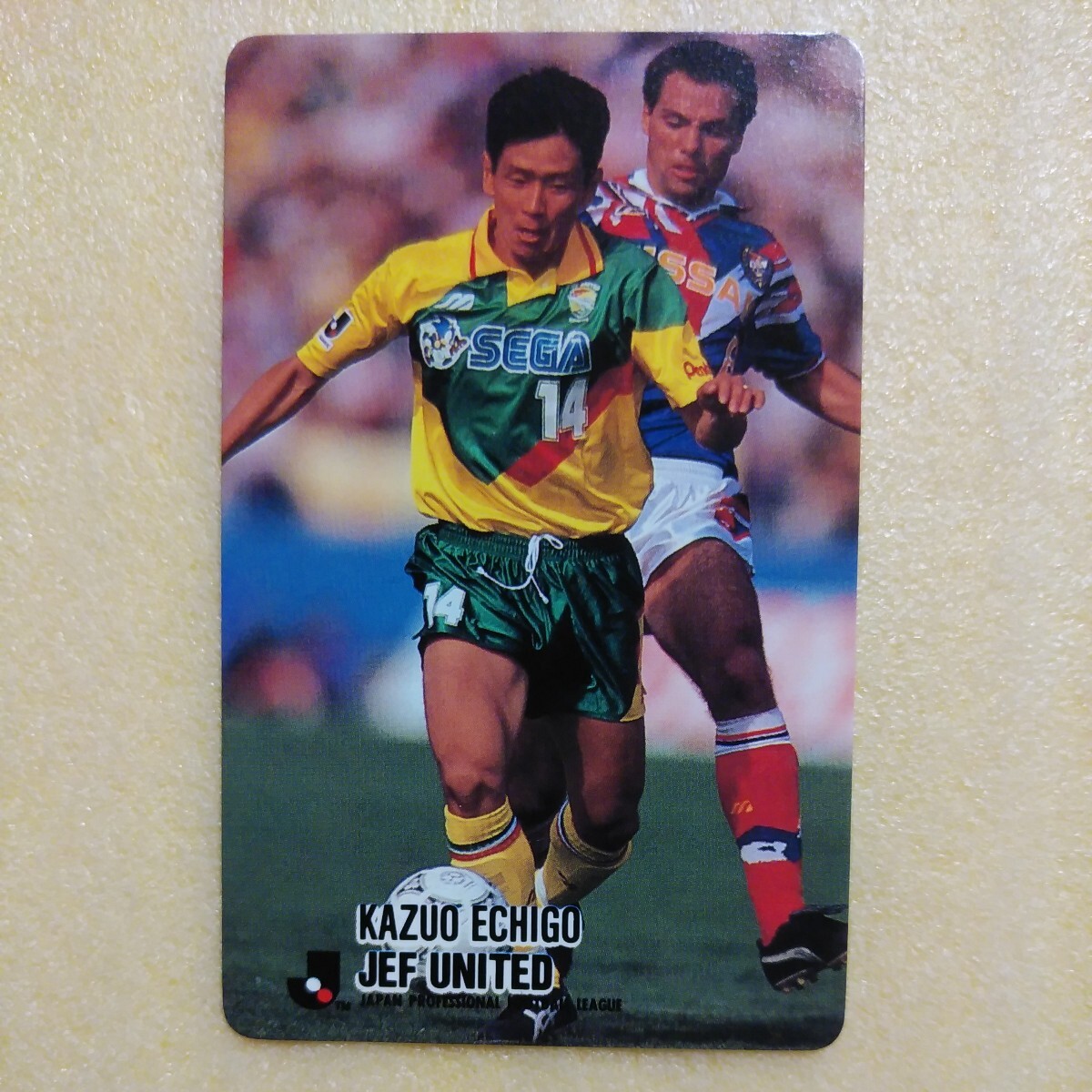 1993カルビーJリーグカード№365越後和男(ジェフ市原)拍卖