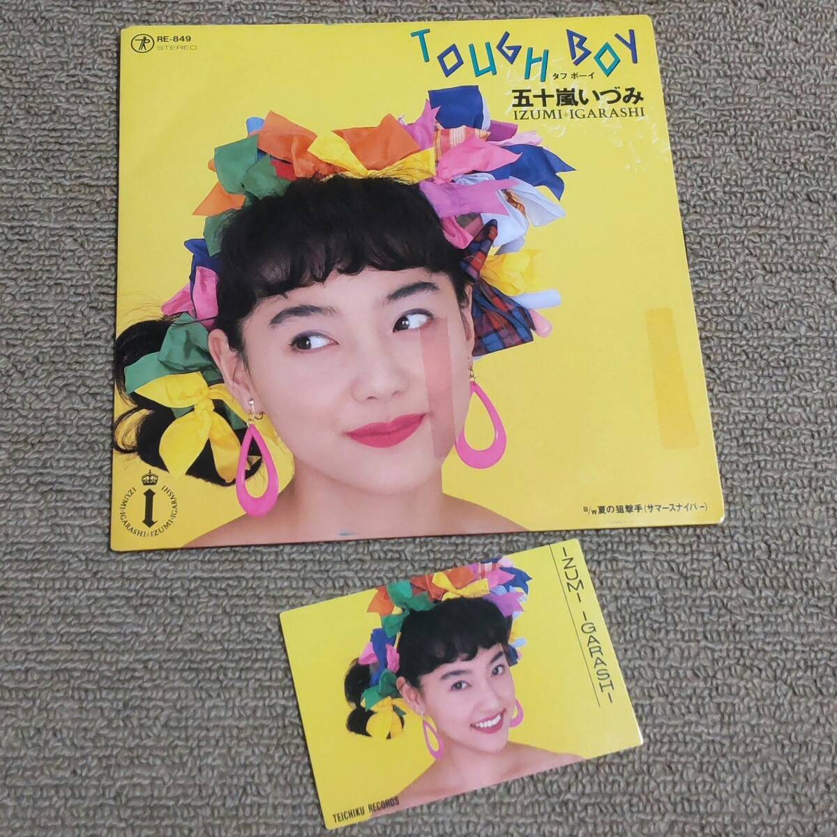 五十嵐いづみ '88年非売品ステッカー付きEP「TOUGH BOY」拍卖