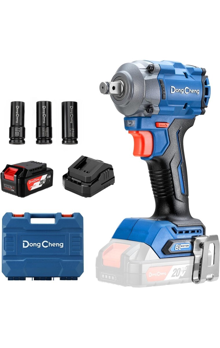 最大500Nm 20V 充電式 インパクトレンチ 3000rpm コンパクト ブラシレスモーター 電動レンチ タイヤ交換 BOSCH コードレス ポータブル拍卖