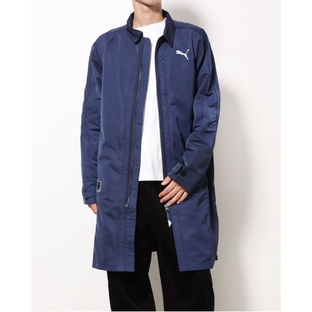 【新品特価!定価13200円が77%OFF! 】プーマ PUMA メンズ ロングコート /673028 ネイビー/ サイズM拍卖