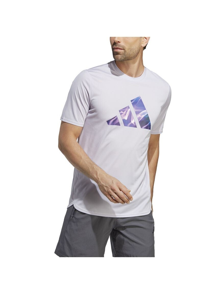 【新品特価!定価4400円が55%OFF!】アディダス adidas 半袖機能Tシャツ M HIIT グラフィック Tシャツ IB7920 /パープル/8/サイズL拍卖