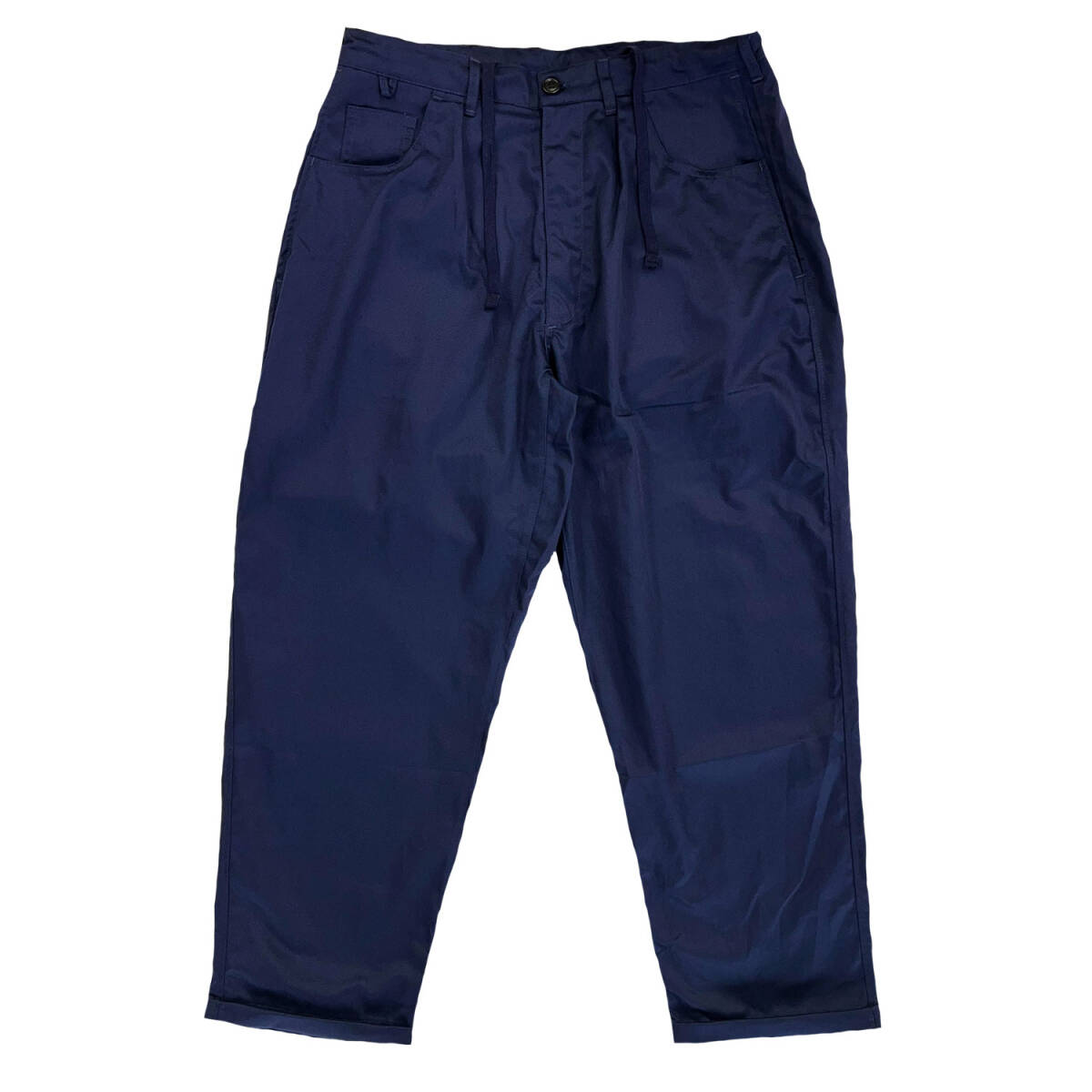 OG BLANK オージーブランク テーパード チノパン ネイビーブルー XLサイズ PLEATED TAPERED CHINO PANTS トラウザー拍卖