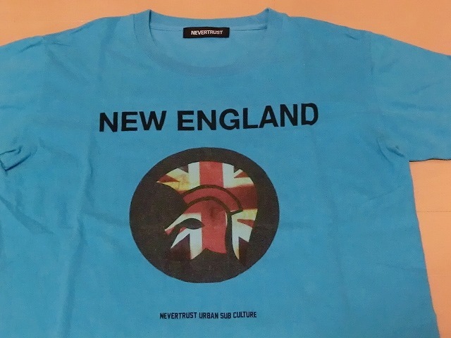 NEVERTRUST ネバートラスト ENGLAND ユニオンジャック Tシャツ 中古品 666 Oi SKINS UK PUNK LONSDALE COOLSCAT RUDE ルード スカ スキンズ拍卖