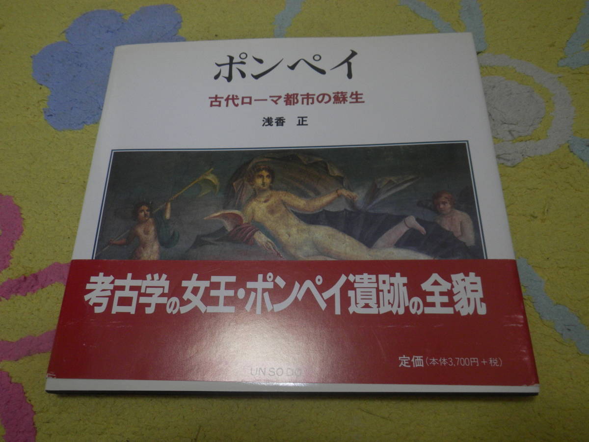 ポンペイ 古代ローマ都市の蘇生 浅香 正 ポンペイのその全景や城壁、広場、市場、神殿、凱旋門、円形闘技場や劇場など拍卖
