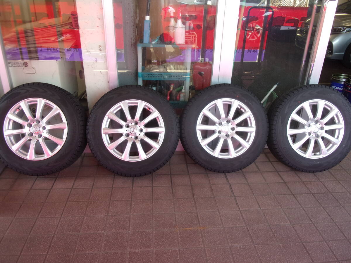 ♪S3178 2021年製 ヨコハマ アイスガードG075 225/65R17 アルミホイールセット ハリアー♪拍卖
