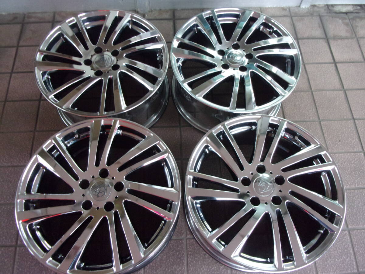 ♪E0280 マナレイスポーツ 8J+38 5穴/114.3 メッキ ヴェルファイア♪拍卖