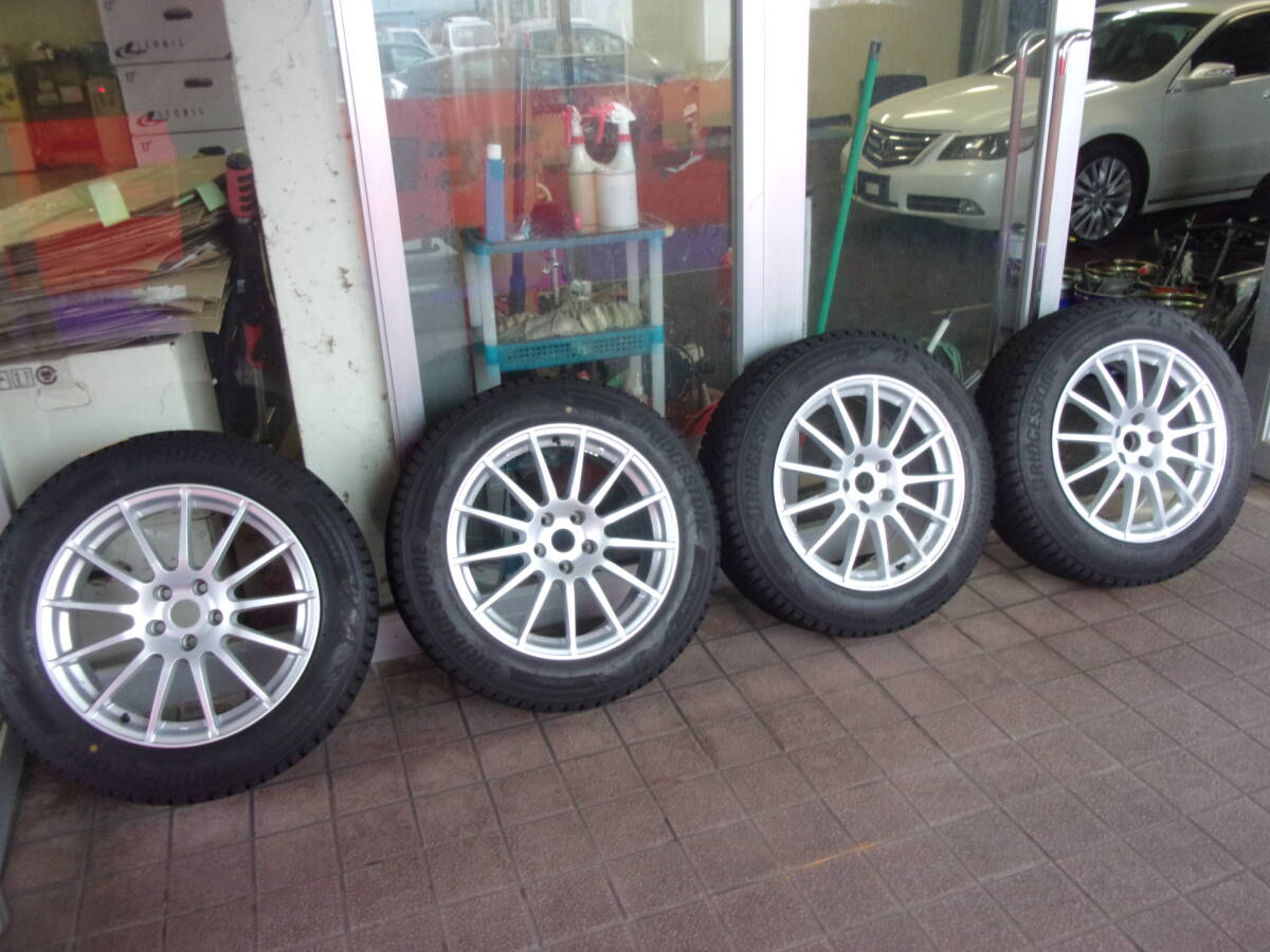 ♪S3186 2022年製 ブリヂストン 225/60R18 アルミホイールセット BMW X3♪拍卖