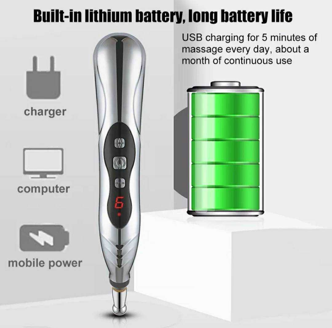 電気マッサージペン 充電式 肩こり改善 血行促進拍卖