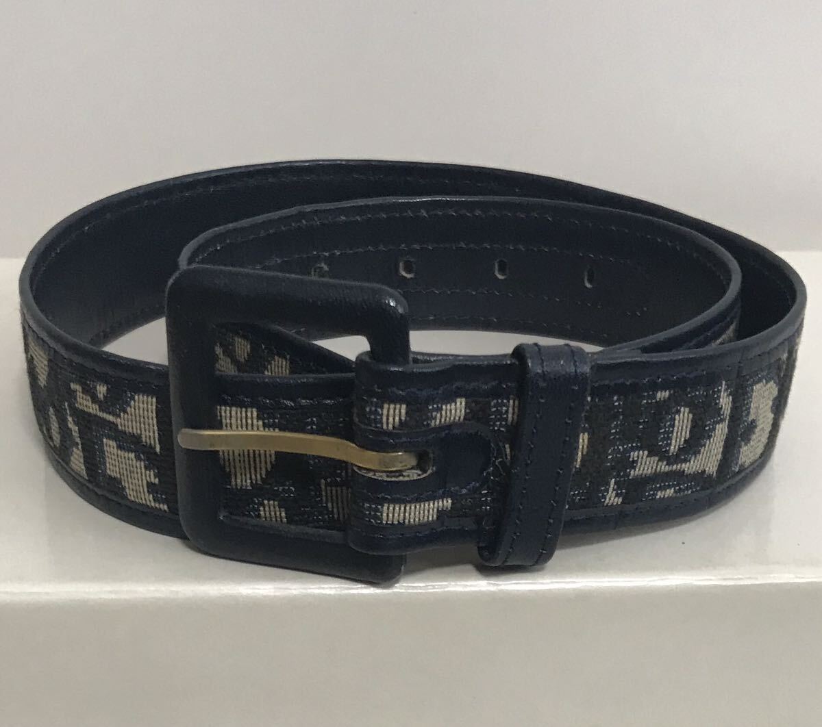 Christian Dior ディオール ベルト ネイビー拍卖