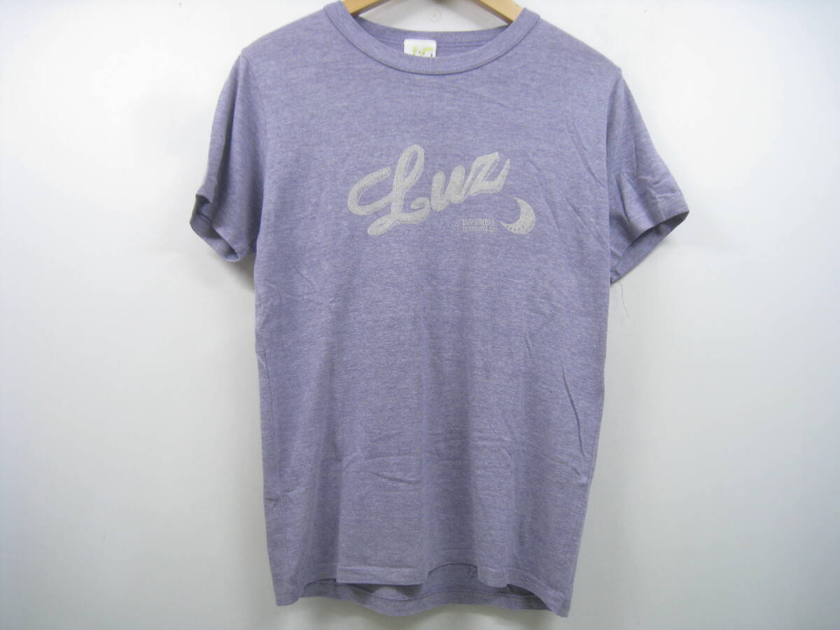LUZeSOMBRA ルースイソンブラ Tシャツ 半袖 トップス ロゴ 紫 パープル サイズS拍卖