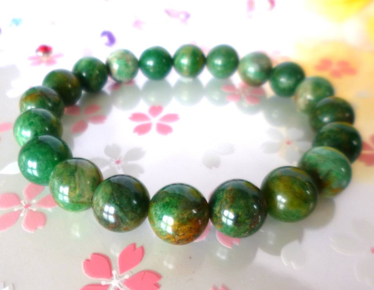 ☆希少☆大自然の癒し☆リラックス効果☆ストレス解消☆ヒーリングストーン☆縁結び☆ ☆バーダイト☆ ☆10mm☆ ☆17cm☆拍卖