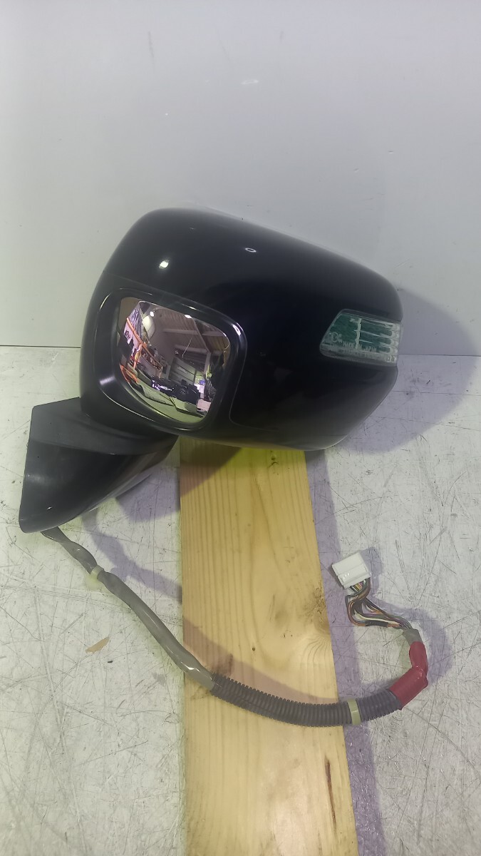 【ホンダ N-BOX/左ドアミラー/DBAーJF1/平成24年/Gターボパッケージ/カラー黒NHー731P/動作確認済み】YE201拍卖
