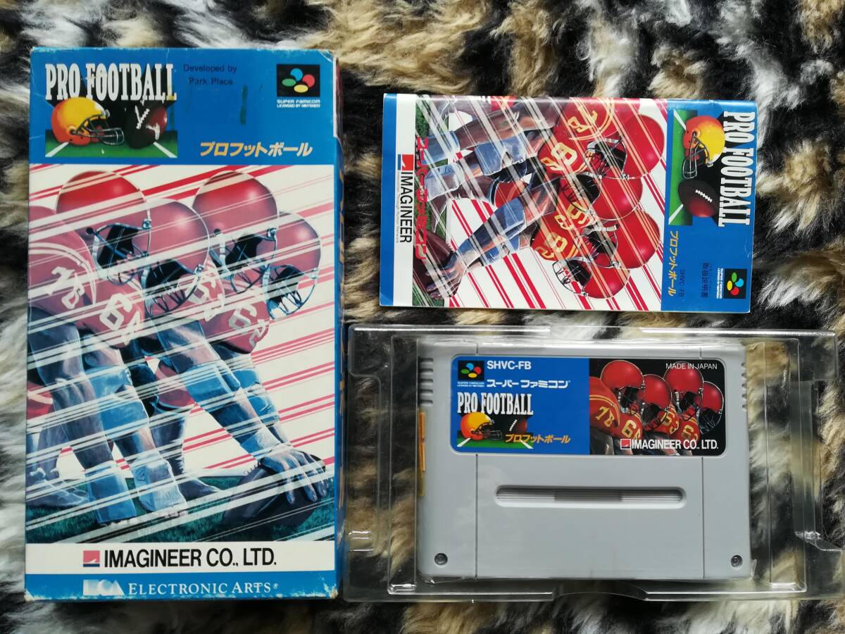 【クリーニング・動作確認済み】SFC プロフットボール/PRO FOOTBALL 箱・説あり 拍卖